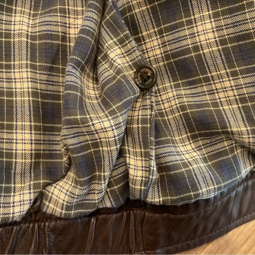 Polo by Ralph Lauren Men’s Brown Leather Jacket - Picture 5 of 9